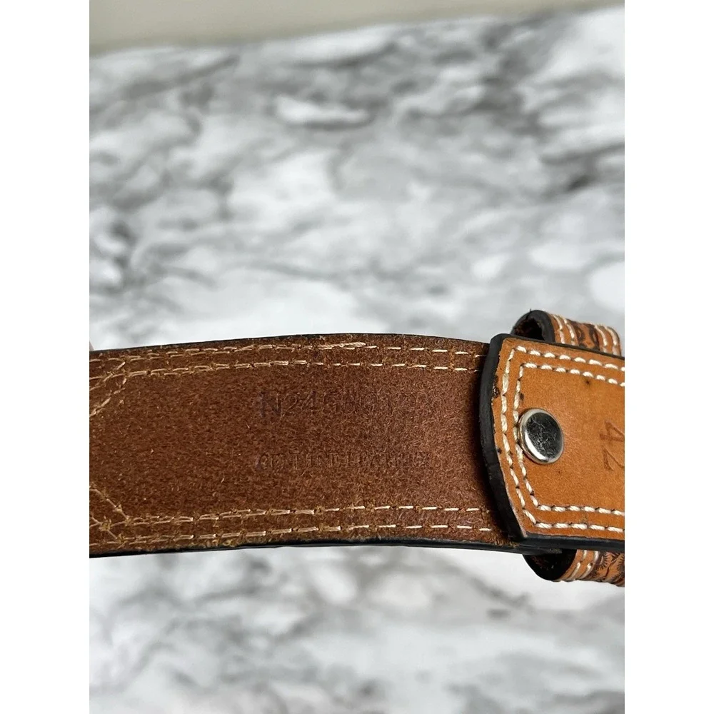 NOCONA‎ Men's Western Style Belt Basketweave Genuine Leather N24580153 Sz 42